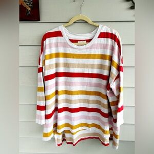 Lou&Grey Striped Multicolor Women's Top